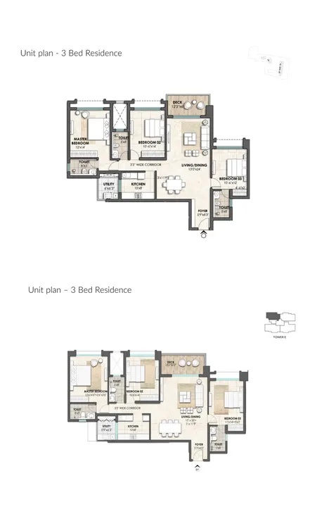 Lodha Azur floor plan preview
