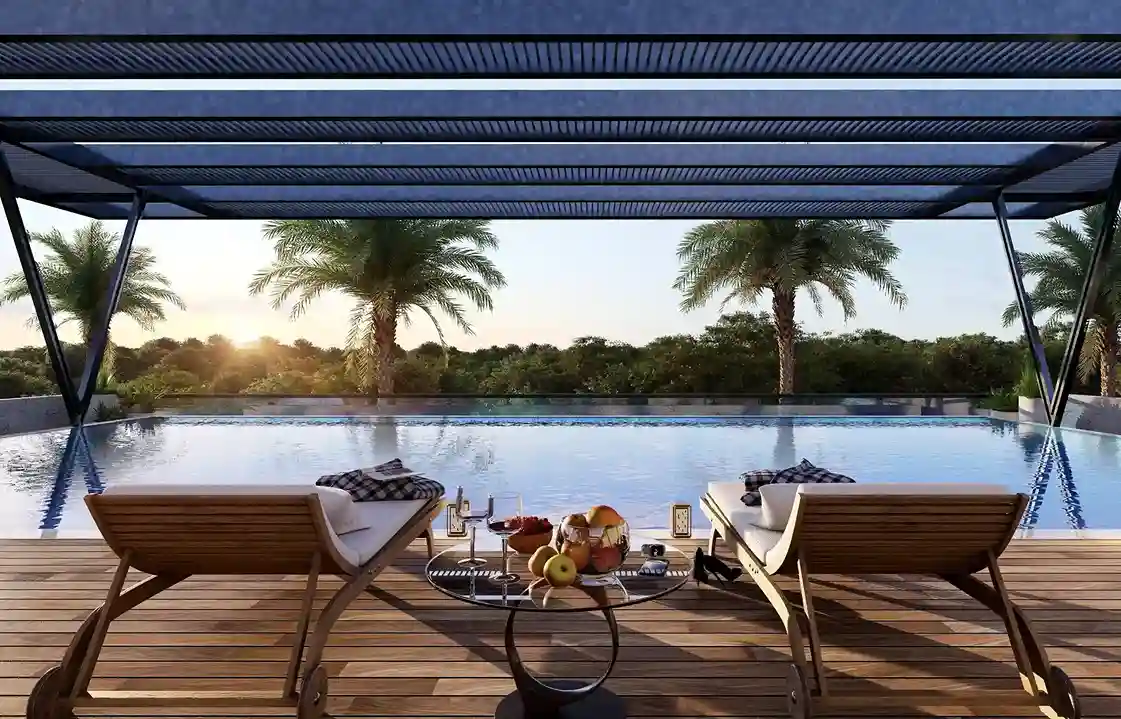 Pool and clubhouse lifestyle