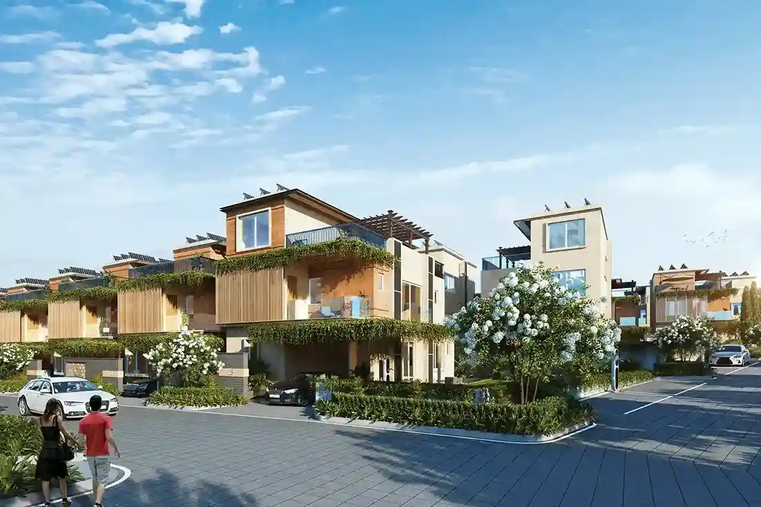 Private villa street view